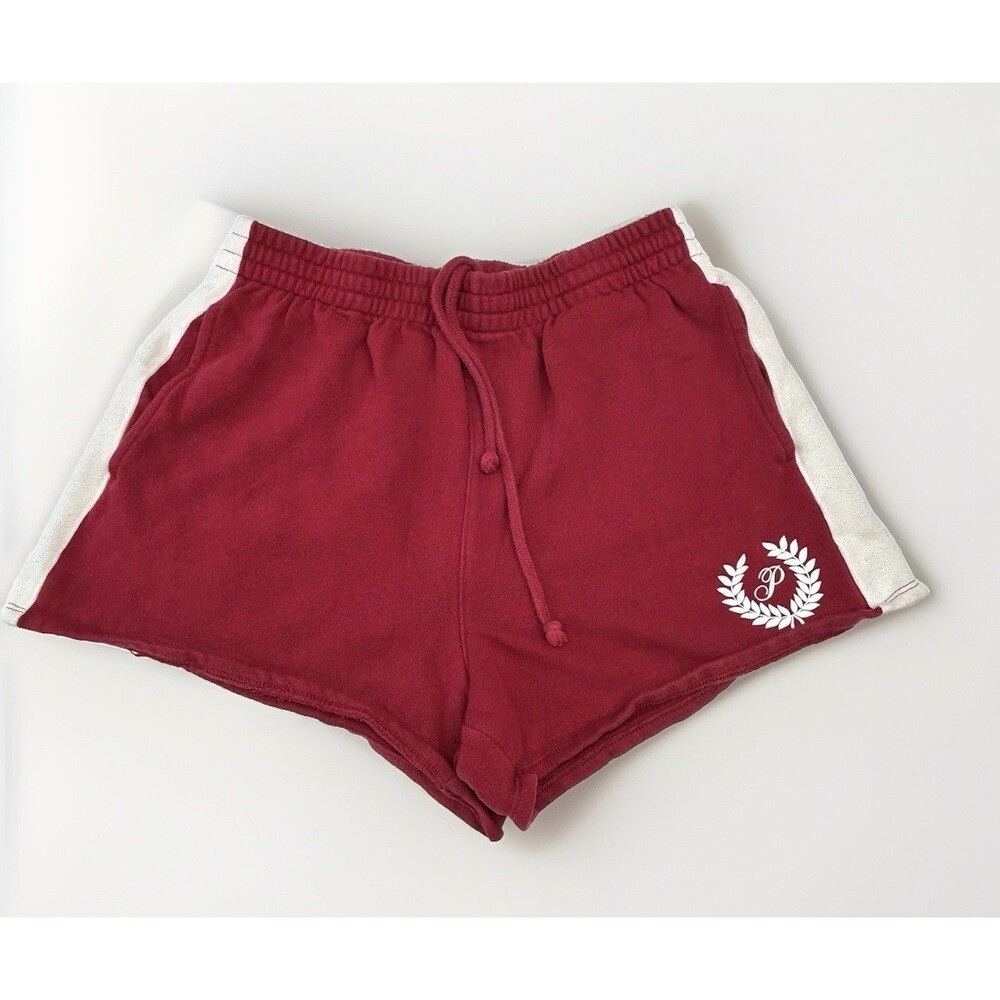 Pink By Victoria Secret Logo Fleece Classic Fit High-Rise Sweat Shorts Medium